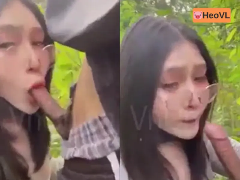 đi dã ngoại tiện trả bài cô bạn gái ở trong rừng